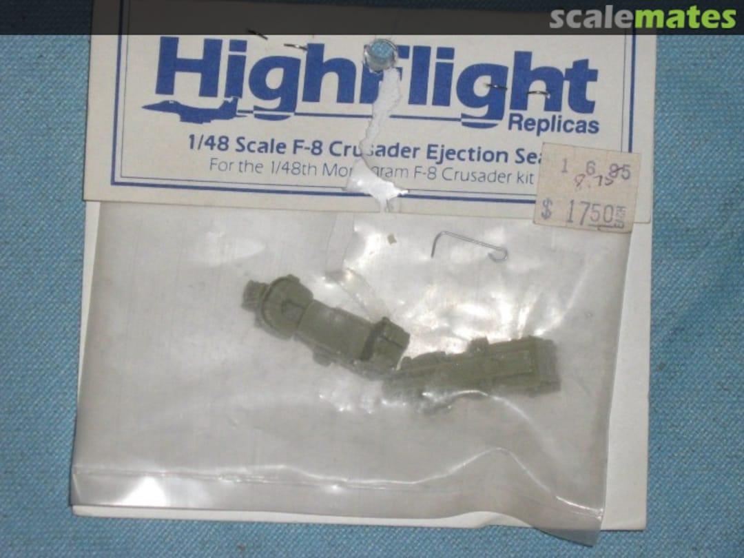 Boxart F-8 Crusader Ejection Seat HF-4809 HighFlight Replicas Boxart F-8 Crusader Ejection Seat HF-4809 HighFlight Replicas