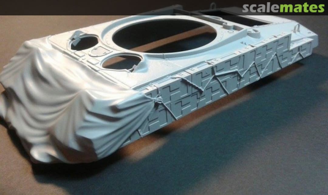 Boxart M4A3 Sherman hull with improvised anti-HE Armor RE35-440 Panzer Art