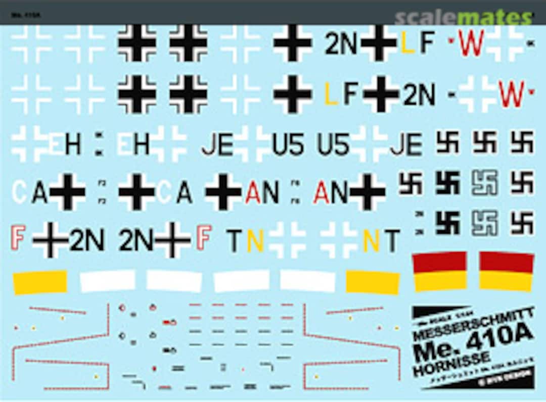 Boxart Messerschmitt Me.410A Hornisse A-419 MYK Design Boxart Messerschmitt Me.410A Hornisse A-419 MYK Design