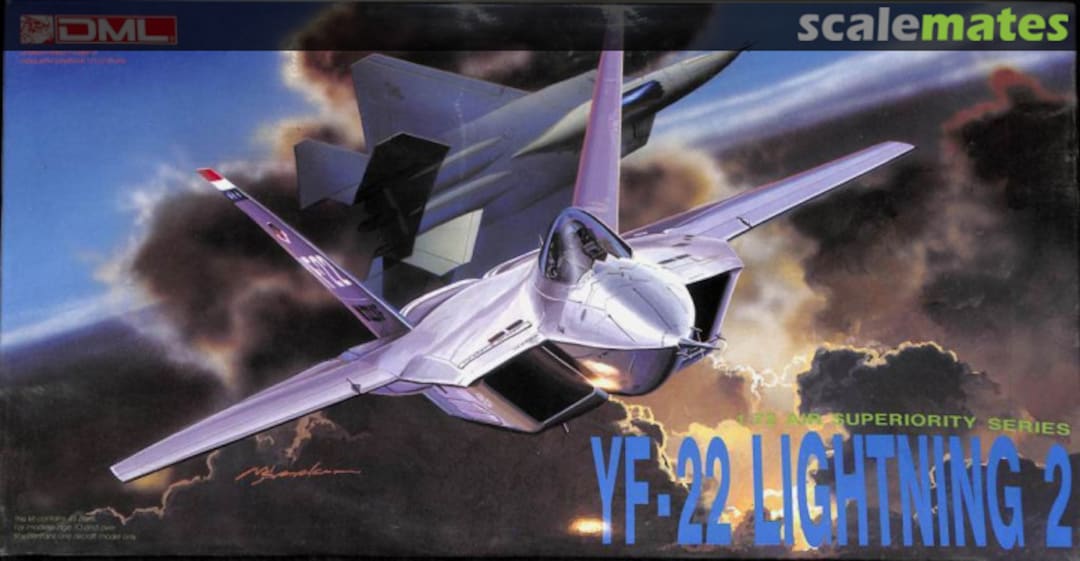 Boxart YF-22 Lightning 2 2508 DML Boxart YF-22 Lightning 2 2508 DML