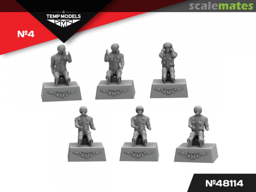 Contents Modern pilots Russia Air Force (flight position). Set №4 48114 Tempmodels Contents Modern pilots Russia Air Force (flight position). Set №4 48114 Tempmodels