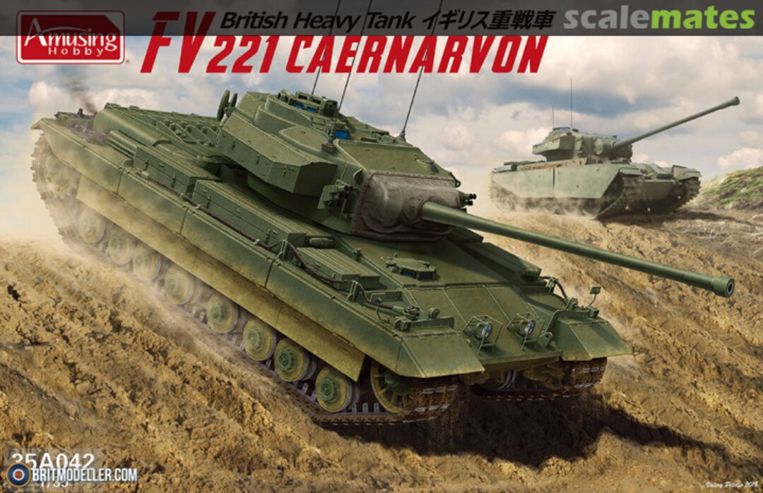 Boxart FV221 Caernarvon 35A042 Amusing Hobby Boxart FV221 Caernarvon 35A042 Amusing Hobby