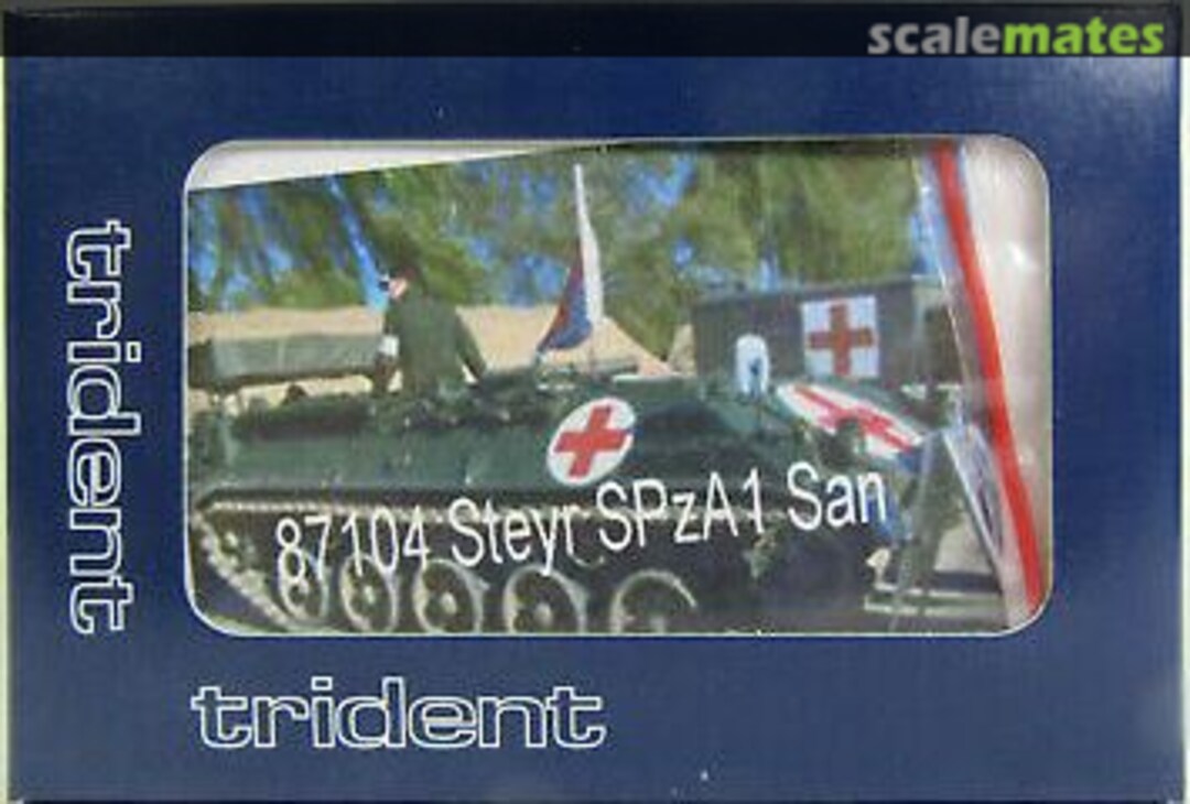 Boxart Steyr 4K4FA/A1 SPzA1 Sanitätspanzer 87104 Trident Miniatures Boxart Steyr 4K4FA/A1 SPzA1 Sanitätspanzer 87104 Trident Miniatures