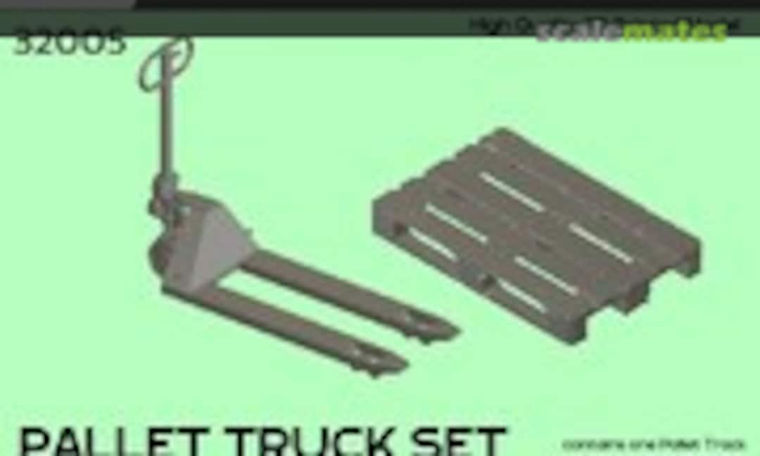 1:32 Pallet Truck Set (C3D Resin Miniatures 32005) 32005