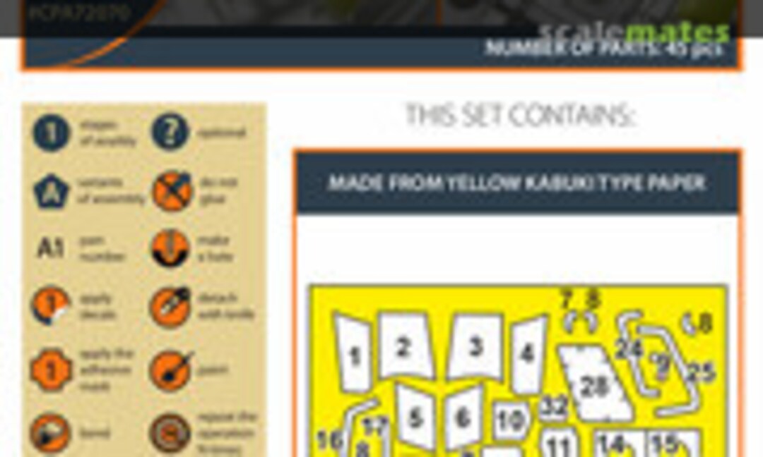 1:72 HH-2D Sea Sprite painting mask (Clear Prop! CPA72070) CPA72070