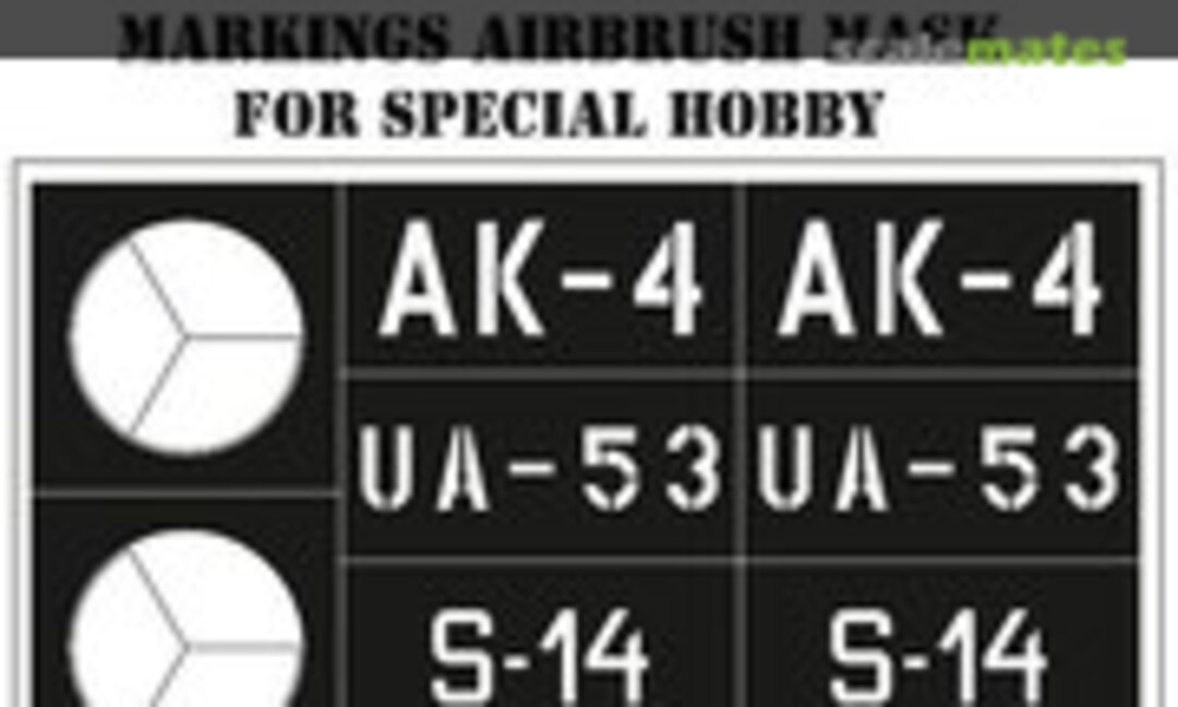 1:48 Aero C-3A Markings Airbrush Mask (MH Models X48054) X48054