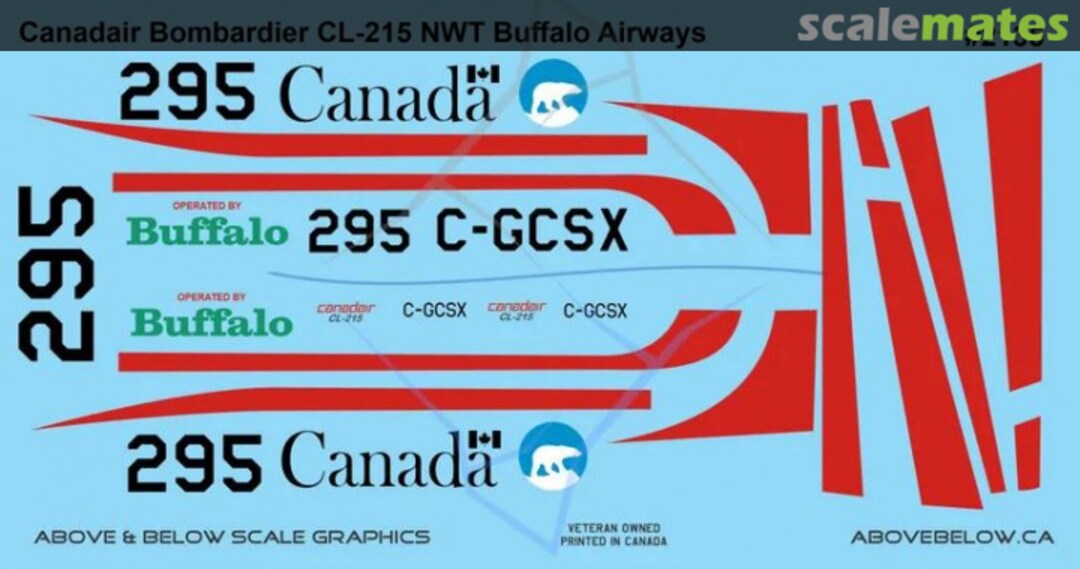 Boxart Canadair CL-215 Scooper 2135 Above & Below Graphics Boxart Canadair CL-215 Scooper 2135 Above & Below Graphics