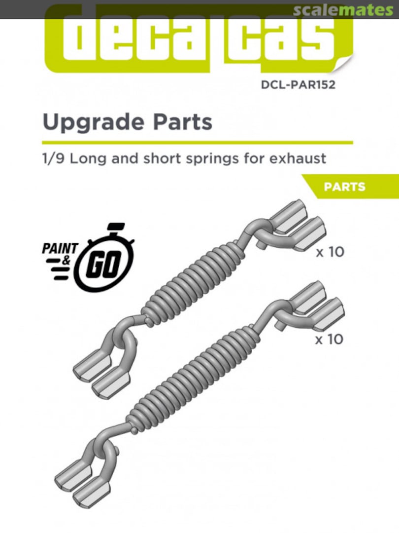 Boxart Long and short springs for exhausts DCL-PAR152 Decalcas Boxart Long and short springs for exhausts DCL-PAR152 Decalcas