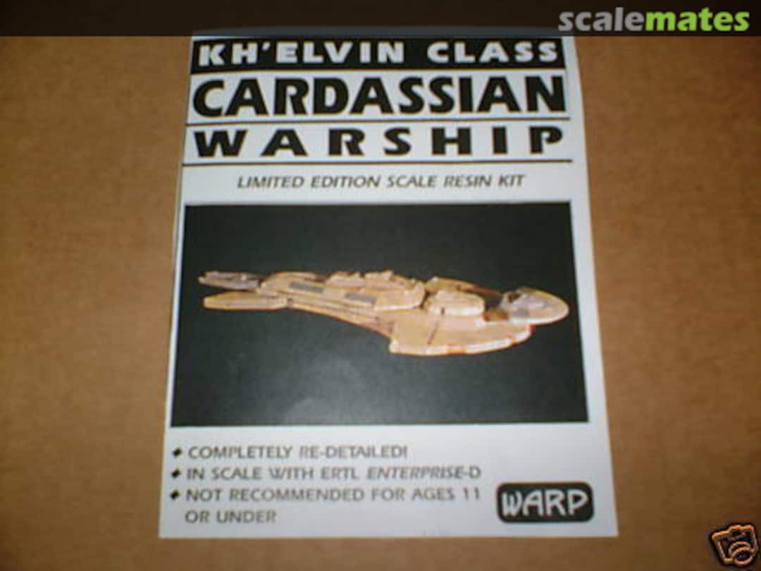 Boxart Kh'elvin Class Cardassian Warship WARP-19 WARP Models Boxart Kh'elvin Class Cardassian Warship WARP-19 WARP Models