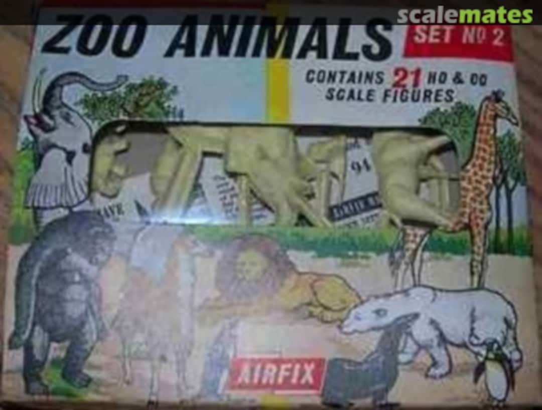 Boxart Zoo Animals Set No 2 S25 Airfix Boxart Zoo Animals Set No 2 S25 Airfix