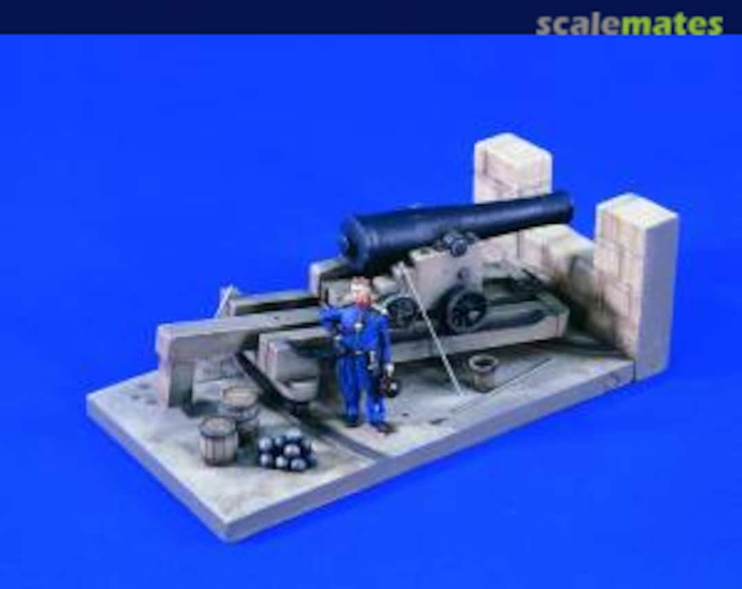 Boxart 8 Inch Columbiad on Casemate Carriage 1639 Verlinden Productions Boxart 8 Inch Columbiad on Casemate Carriage 1639 Verlinden Productions