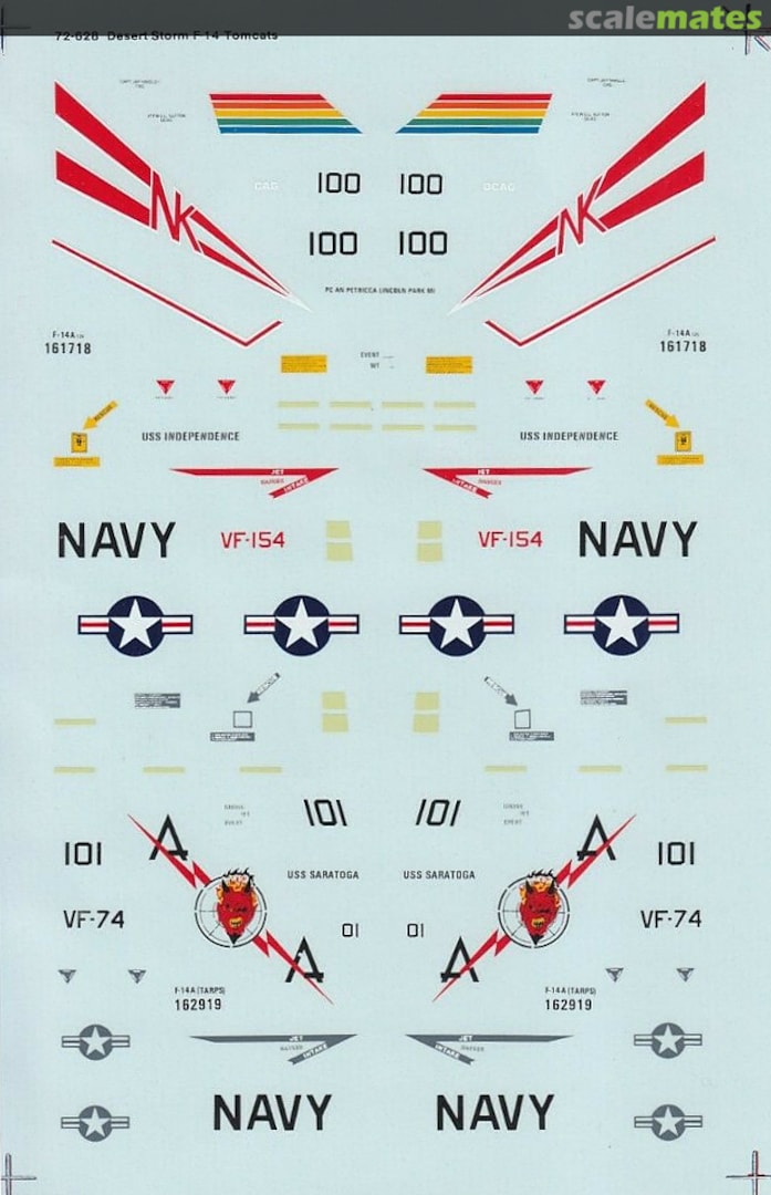 Boxart Desert Storm F-14 Tomcats 72-628 SuperScale International Boxart Desert Storm F-14 Tomcats 72-628 SuperScale International