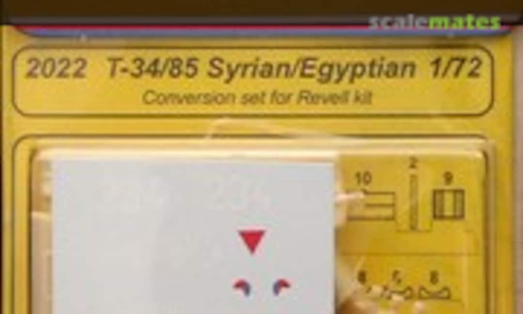 1:72 2022 T-34/85 Syrian/Egyptian Conversion Set (CMK 2022) 2022