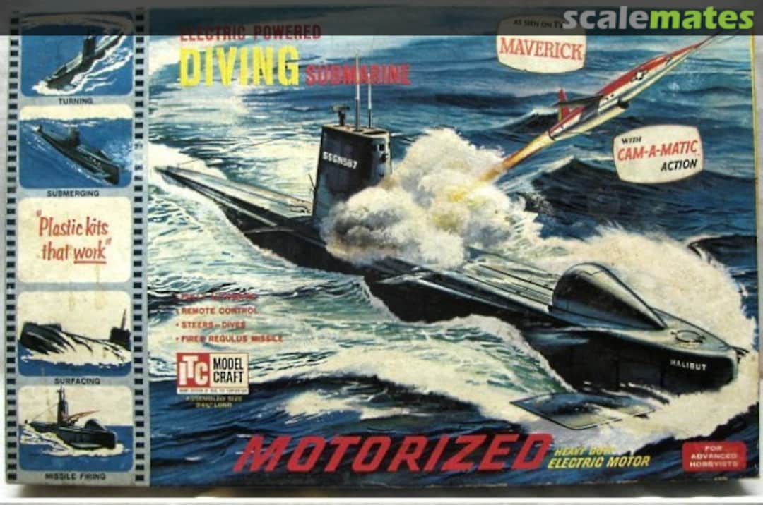 Boxart Electric Powered Diving Submarine 3660-998 ITC Boxart Electric Powered Diving Submarine 3660-998 ITC