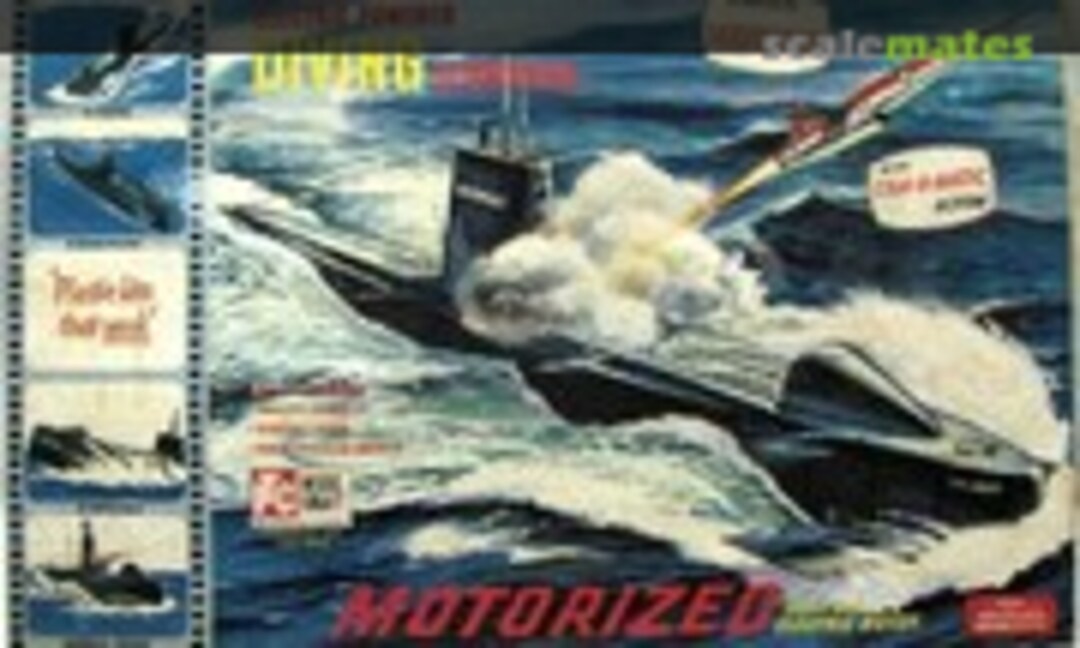 1:175 Electric Powered Diving Submarine (ITC 3660-998) 3660-998