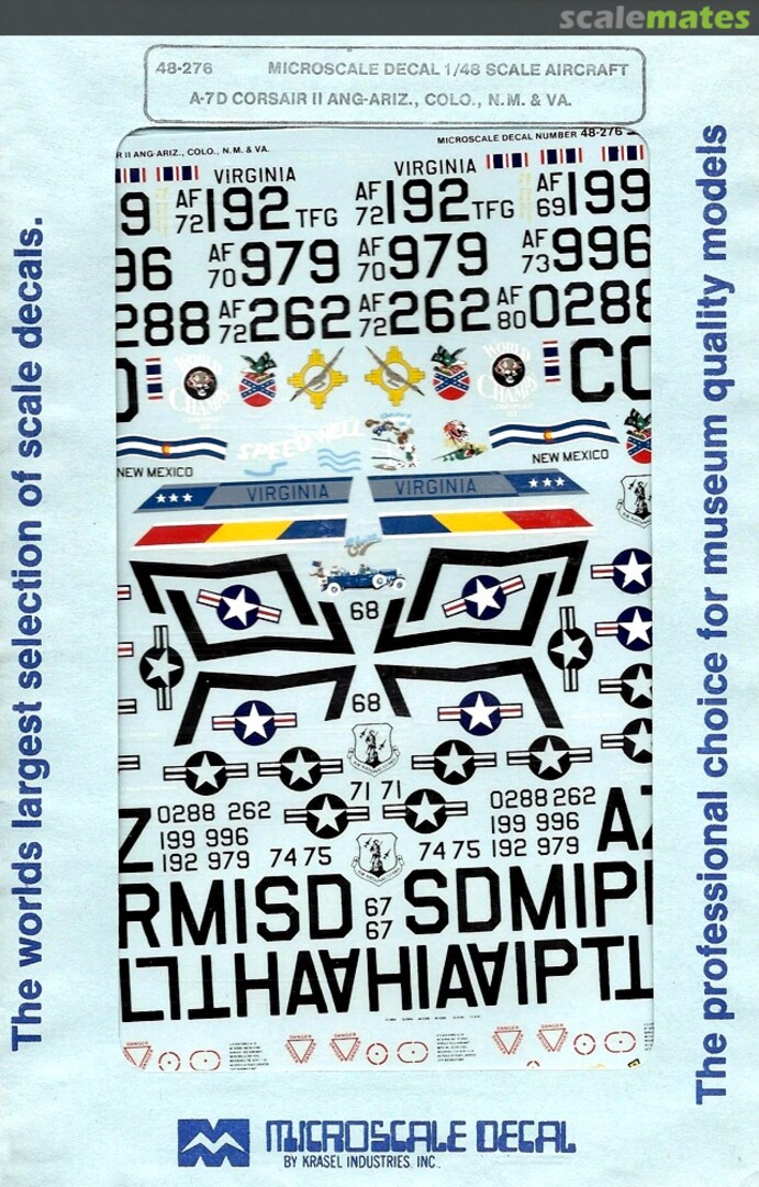 Boxart A-7D Corsair II 48-276 Microscale