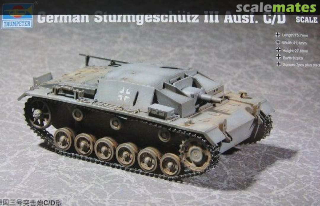 Boxart Sturmgeschütz III Ausf. C/D 07257 Trumpeter Boxart Sturmgeschütz III Ausf. C/D 07257 Trumpeter
