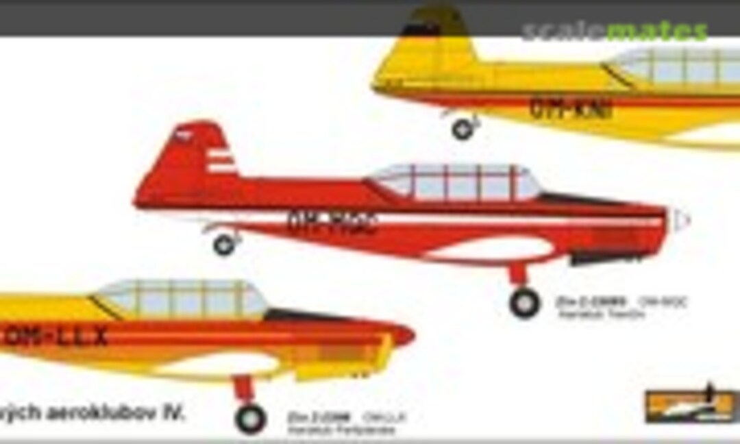 1:72 Zlín Z-226 in Slovak Aeroclubs IV. (KPM Prešov L020) L020