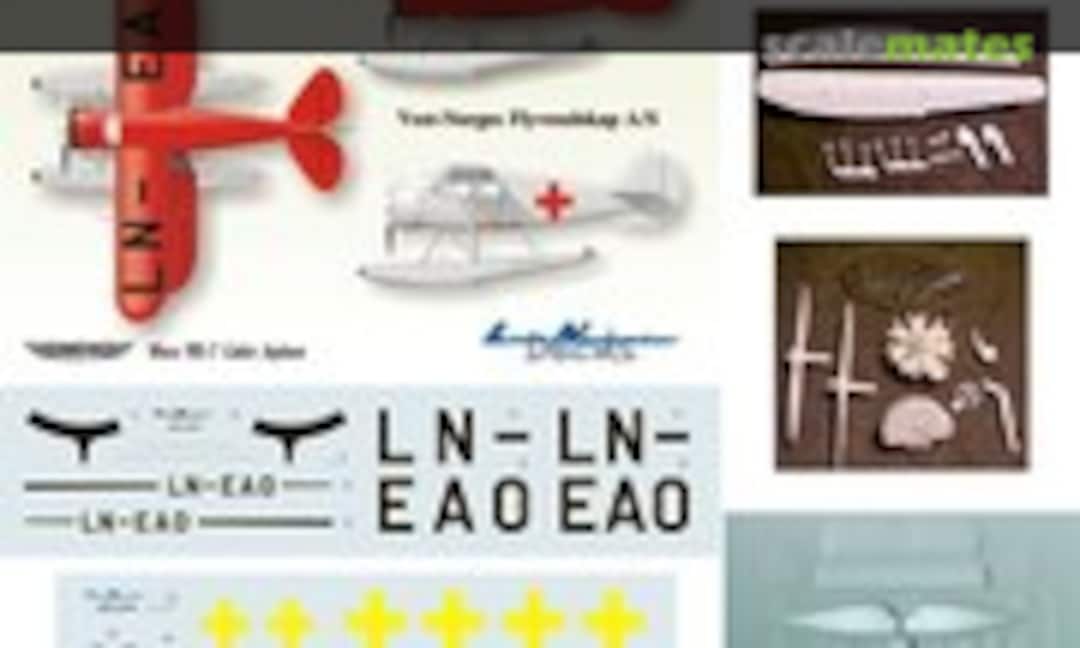 1:72 Waco YKS-7 Cabin Biplane (Lima November Decals LN72-K01) LN72-K01