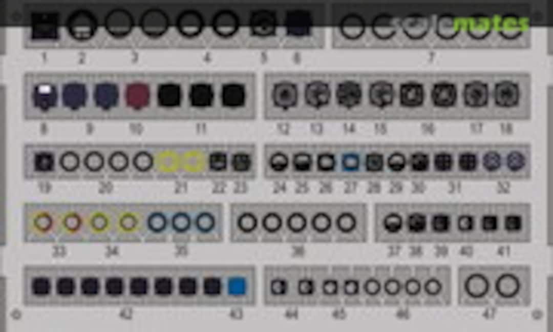 1:24 Fw 190 instruments bezels (Eduard 23013) 23013