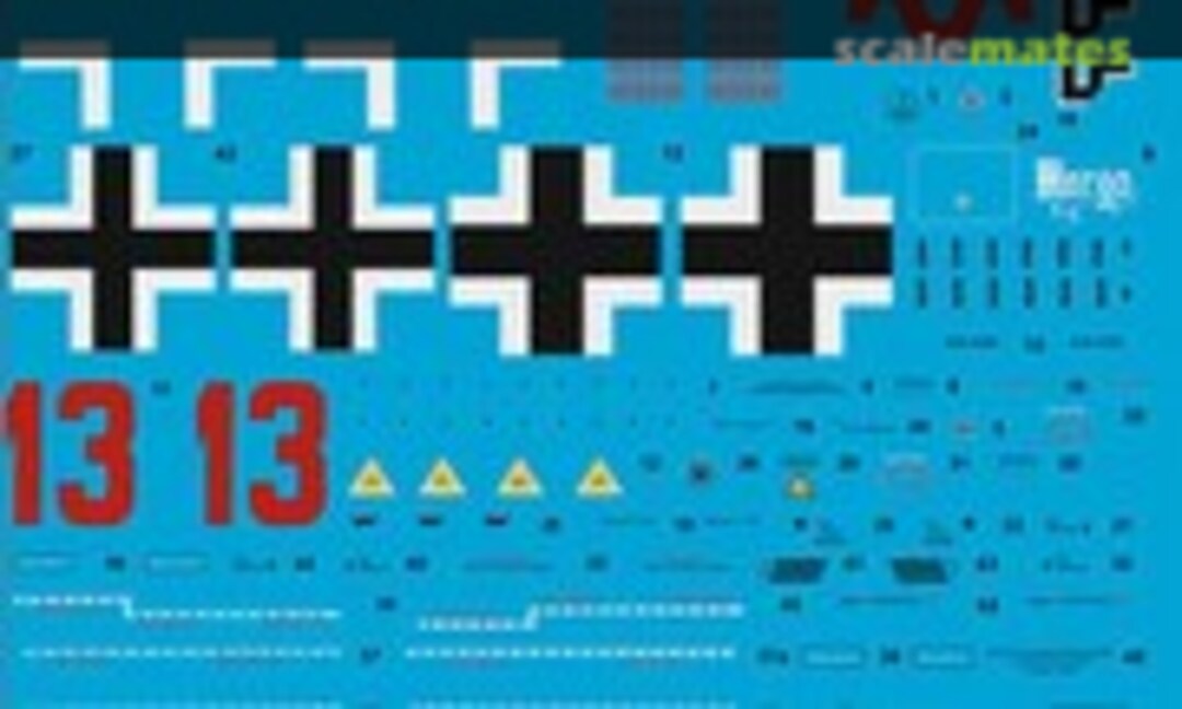 1:24 Bf 109 G 6 Oberfeldwebel Heinrich Bartels, Russland 1943 (Peddinghaus-Decals EP 2521) EP 2521