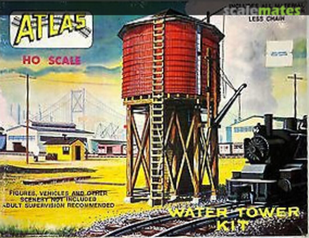 Boxart Water Tower Kit 703 Atlas Model Railroad Co. Boxart Water Tower Kit 703 Atlas Model Railroad Co.
