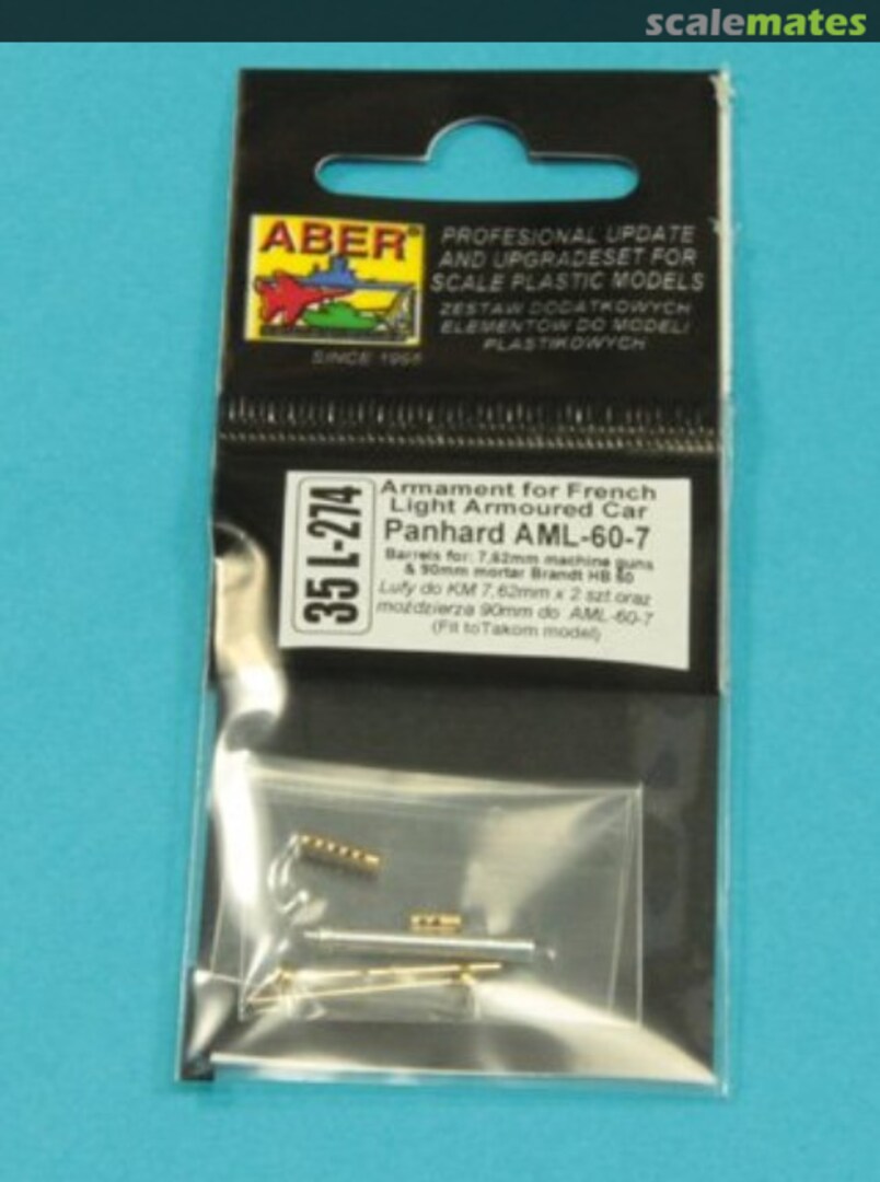 Boxart Barrels for: 7,62mm Machine guns x 2 and 90mm mortar Brandt HB 60 35L-274 Aber Boxart Barrels for: 7,62mm Machine guns x 2 and 90mm mortar Brandt HB 60 35L-274 Aber