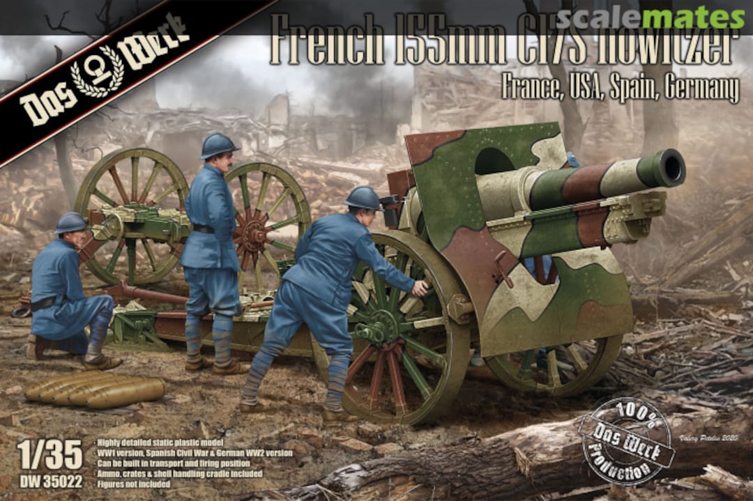 Boxart 155mm C17S howitzer DW35022 Das Werk Boxart 155mm C17S howitzer DW35022 Das Werk