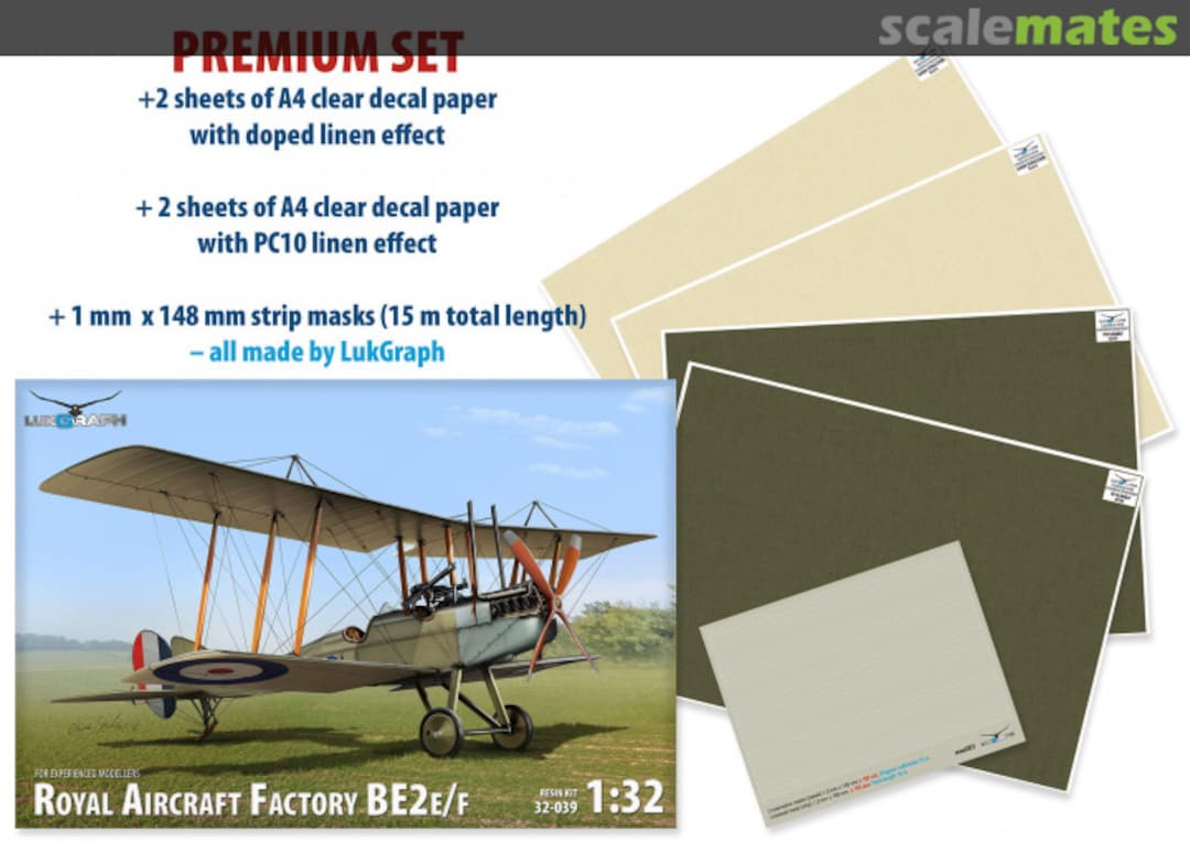 Boxart Royal Aircraft Factory BE2e/f 32-039 Premium Lukgraph Boxart Royal Aircraft Factory BE2e/f 32-039 Premium Lukgraph