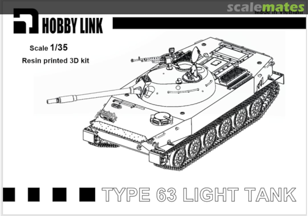 Boxart Type 63 Light Tank HL801 Hobby Link Boxart Type 63 Light Tank HL801 Hobby Link