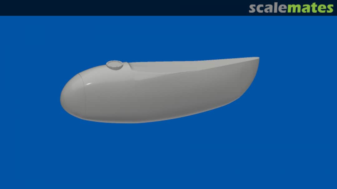 Boxart DH.100 Vampire Mk. I external slipper fuel tanks 72AERO3DSTL Boxart DH.100 Vampire Mk. I external slipper fuel tanks 72AERO3DSTL