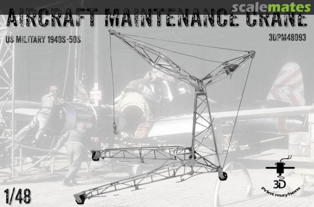 Boxart Aircraft Maintenance Crane US Military 1940s-50s 3DPM48093 3D Print Mayhem Boxart Aircraft Maintenance Crane US Military 1940s-50s 3DPM48093 3D Print Mayhem