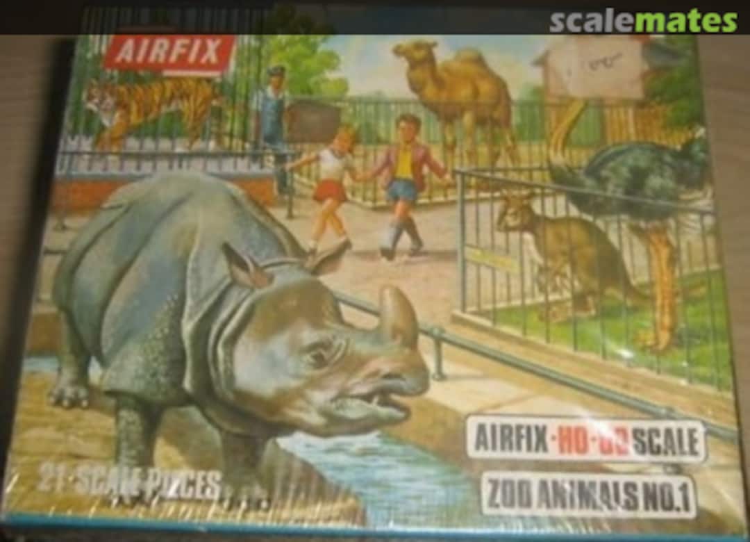 Boxart Zoo Animals No.1 01724-2 Airfix Boxart Zoo Animals No.1 01724-2 Airfix