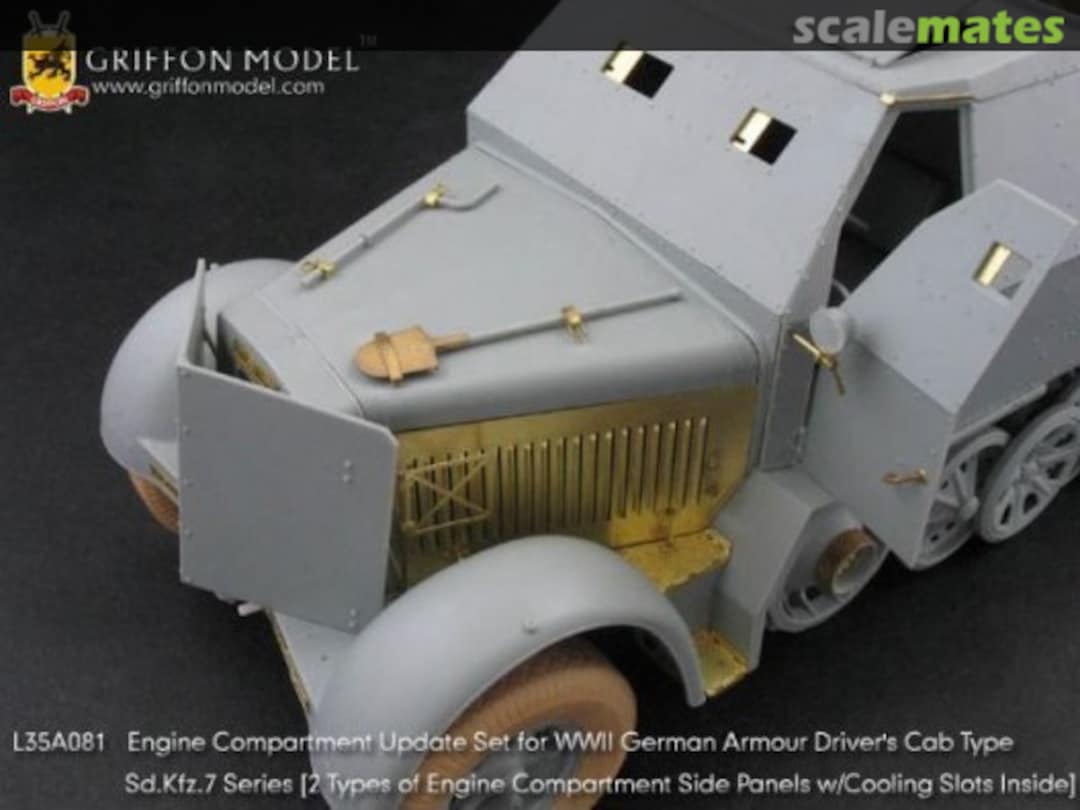 Boxart Sd. Kfz. 7 Series Engine Compartment Upgrade ~Dragon~ L35A081 Griffon Model Boxart Sd. Kfz. 7 Series Engine Compartment Upgrade ~Dragon~ L35A081 Griffon Model