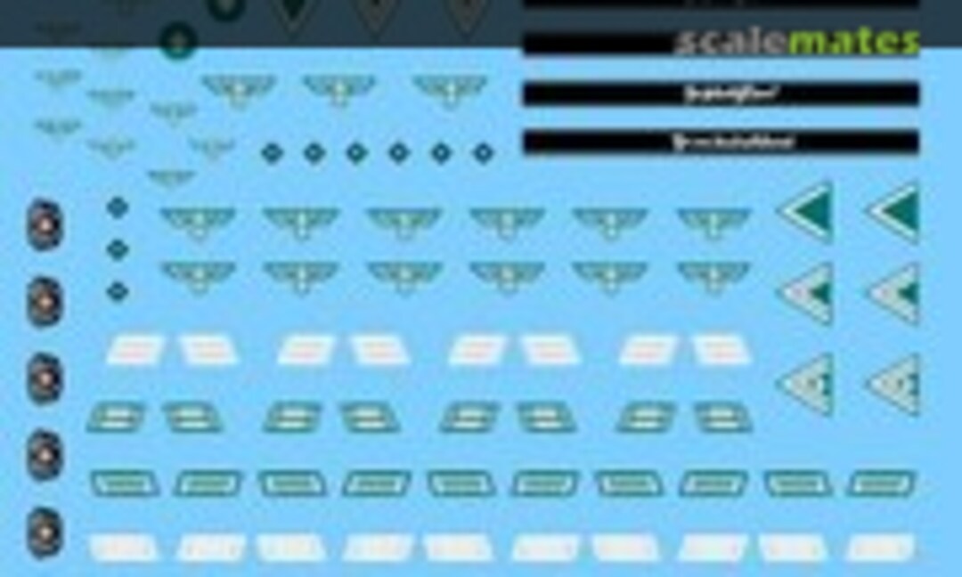 1:35 German early war uniform patches for infantry troops (Archer FG35047A) FG35047A