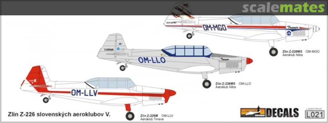 Boxart Zlín Z-226 in Slovak Aeroclubs V. L021 KPM Prešov Boxart Zlín Z-226 in Slovak Aeroclubs V. L021 KPM Prešov