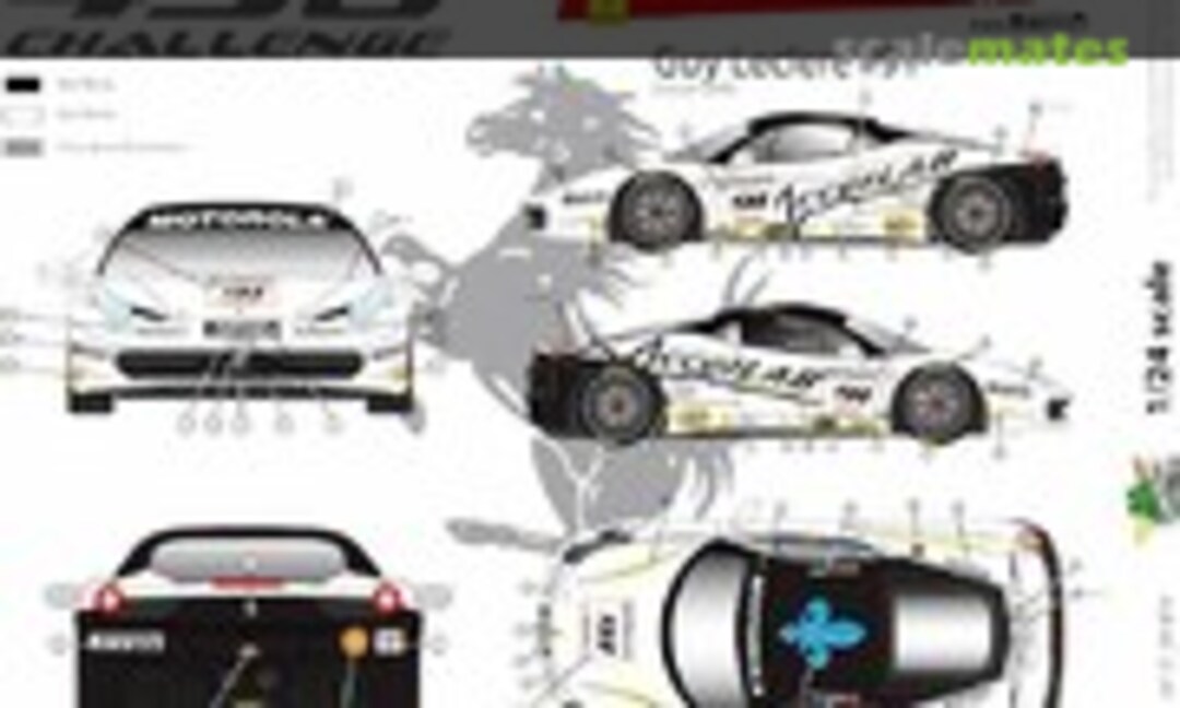 1:24 Ferrari 458 "AccelLAB" (FFSMC Productions C 24-019) C 24-019