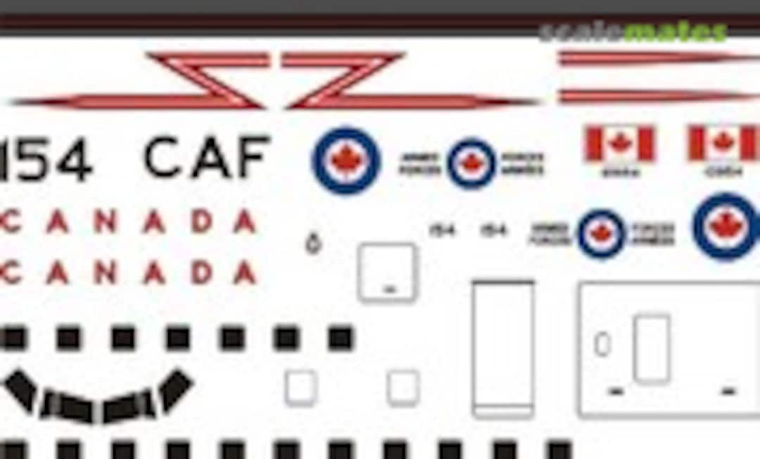 1:144 Canadair CC-109 Cosmopolitan: CAF Symetric 1980 (CanMilAir 046-144)