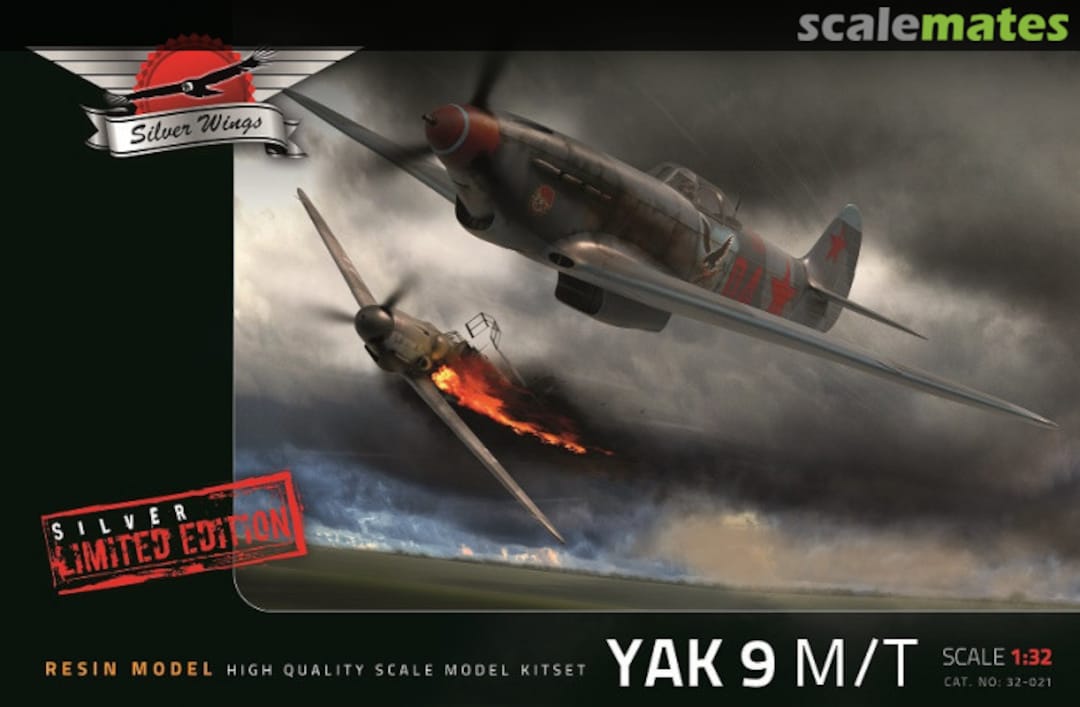 Boxart Yakovlev Yak-9 M/T 32-021 Silver Wings Boxart Yakovlev Yak-9 M/T 32-021 Silver Wings