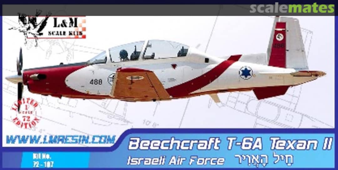 Boxart Beechcraft T-6A Texan II 72-107 L&M Resin Kits Boxart Beechcraft T-6A Texan II 72-107 L&M Resin Kits