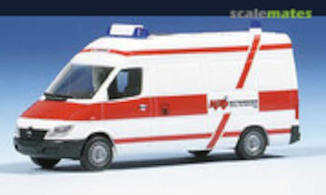 1:87 Mercedes Benz Sprinter Wietmarscher RTW, weiss (Herpa 251198)