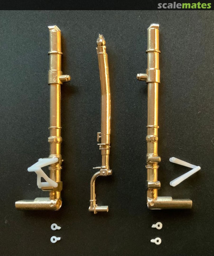 Boxart B-25 Mitchell Cast Brass Undercarriage Legs ACM-32031 Aerocraft Models Boxart B-25 Mitchell Cast Brass Undercarriage Legs ACM-32031 Aerocraft Models