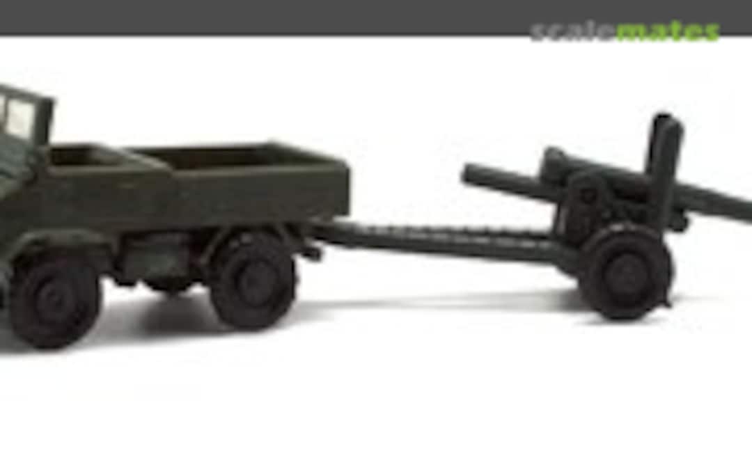 1:87 Mercedes Unimog with Canon (ToyEko 4005-1)