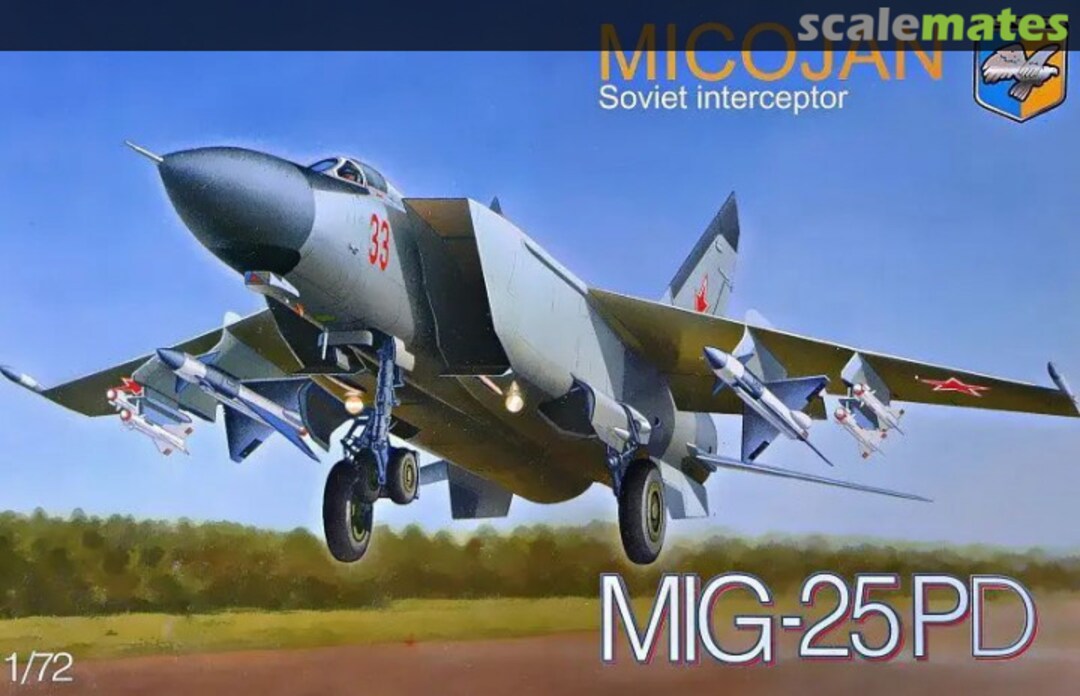 Boxart Micojan MiG-25PD 72016 Condor Boxart Micojan MiG-25PD 72016 Condor