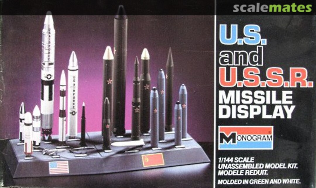 Boxart U.S. and U.S.S.R. Missile Display 6019 Monogram