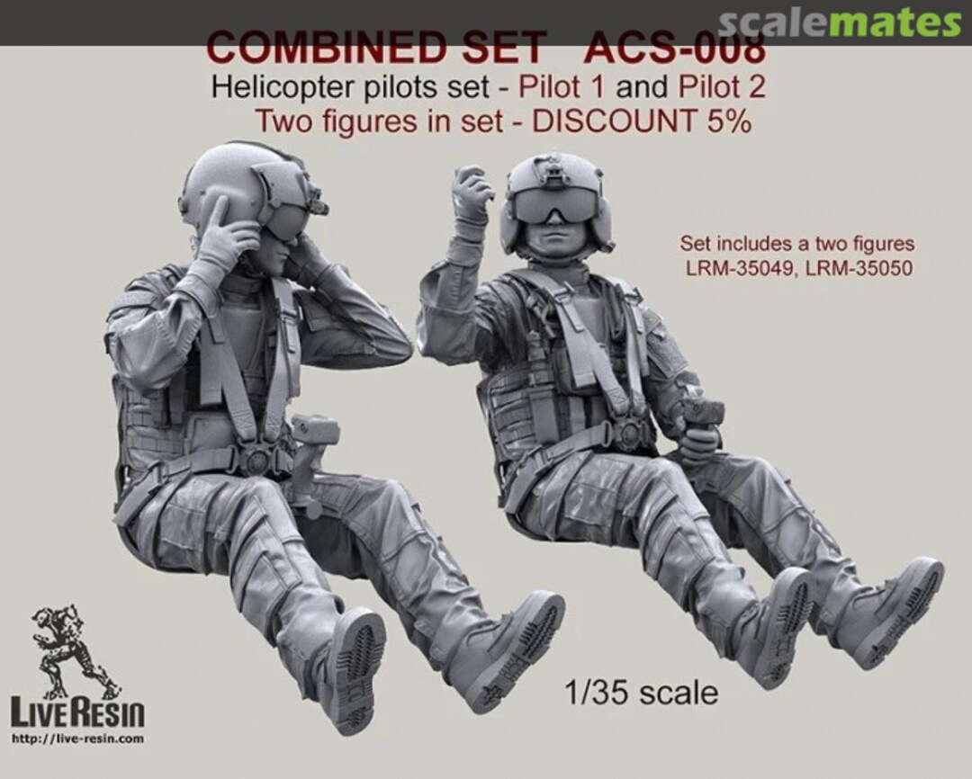 Boxart COMBINED SET Helicopter pilots set ACS 008 Live Resin