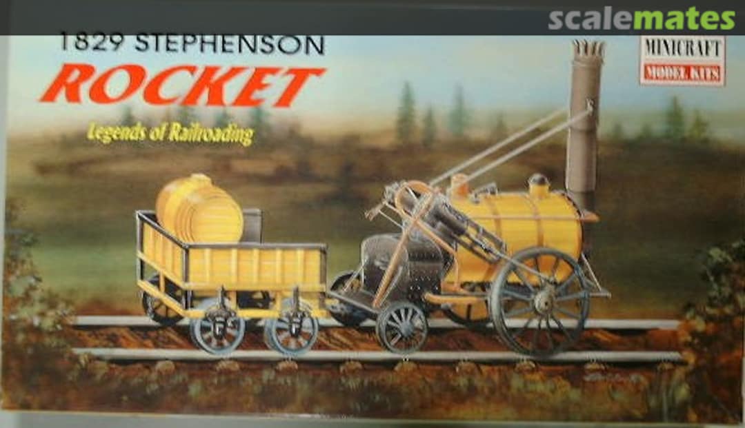 Boxart 1829 Stephenson Rocket 11101 Minicraft Model Kits Boxart 1829 Stephenson Rocket 11101 Minicraft Model Kits