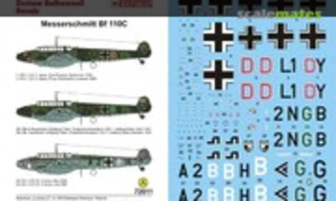 1:72 Messerschmitt Bf 110C (Techmod 72011) 72011