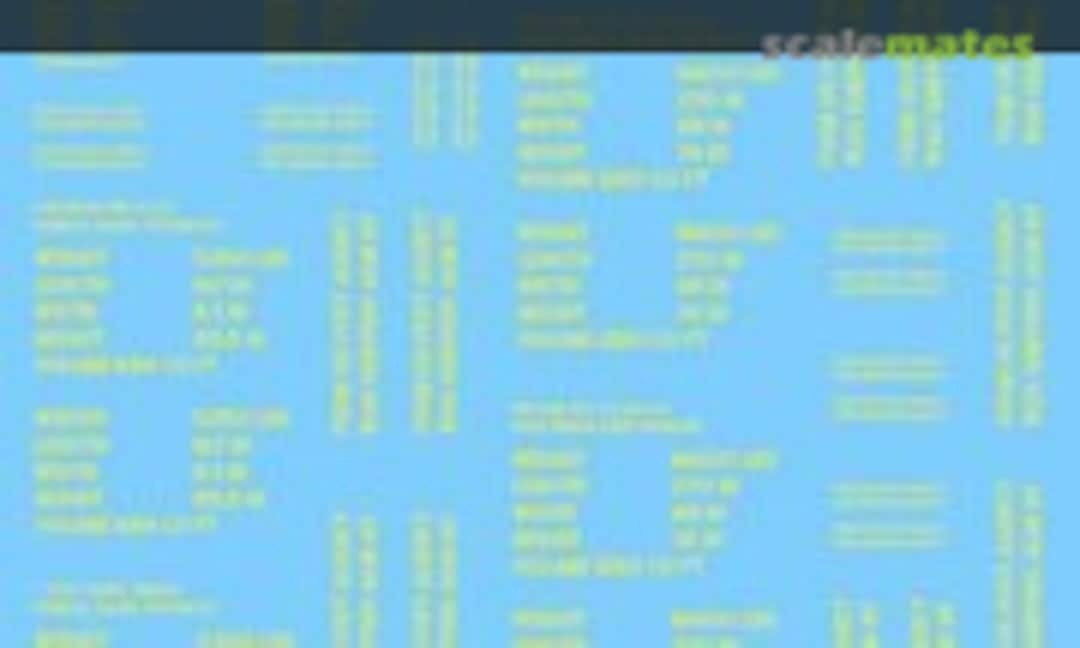 1:35 D-Day shipping stencils for softskinned vehicles (yellow) (Archer AR35004Y) AR35004Y