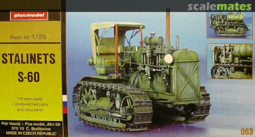 Boxart Stalinets S-60 063 PlusModel